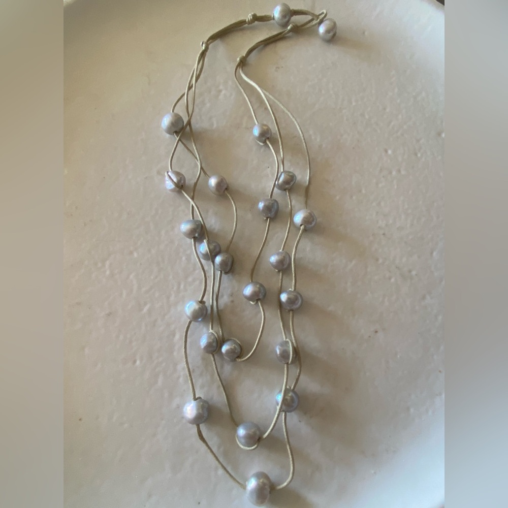 Multi-Strand Fresh Water Pearl Necklace